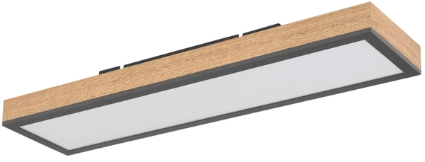 Przysufitowa lampa Doro 416080WD prostokątna LED 18W 3000K drewno