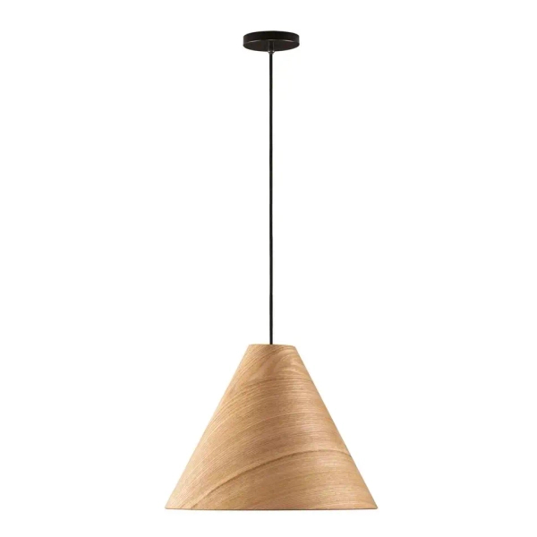 Skandynawska lampa wisząca BRONTILA LE45383 nad stół drewniana