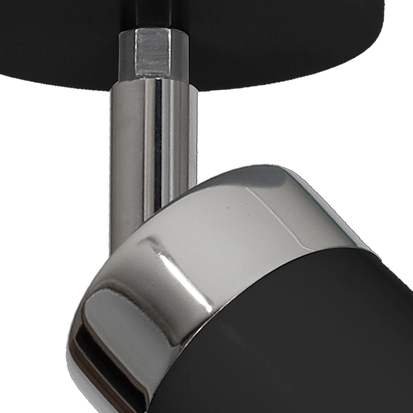 Kinkiet LAMPA ścienna JOKER MLP910 Milagro metalowa OPRAWA sufitowy SPOT reflektorek tuba czarna