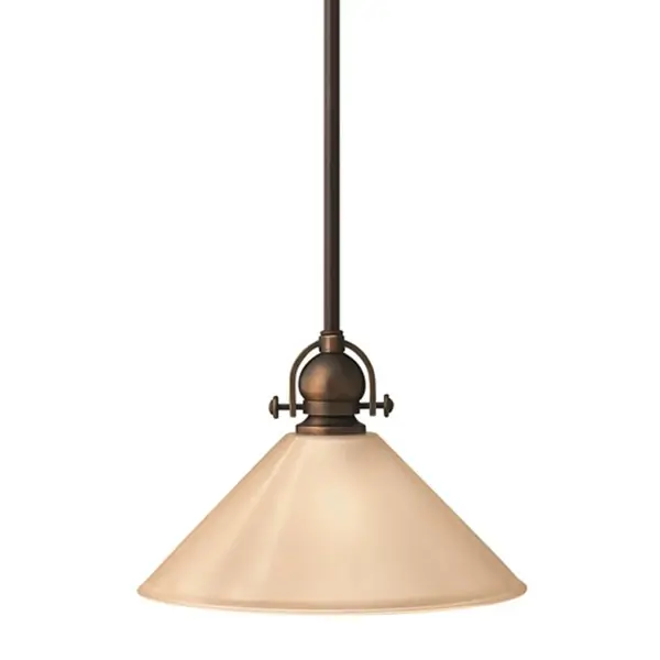 Lampa wisząca nad stół Mayflower HK-MAYFLOWER-P-B Hinkley stary brąz