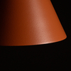 Wisząca lampa nad stół ZENITH 11456 trójkątna terakota