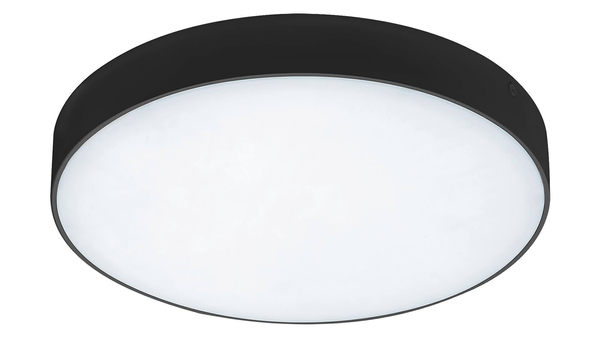 Sufitowa LAMPA plafon TARTU 7898 Rabalux okrągła OPRAWA metalowa LED 24W 2800K - 6000K plafoniera do łazienki IP44 czarna