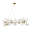 Ceramiczna lampa zwisowa Botanika XY080P-100 liście złota biała
