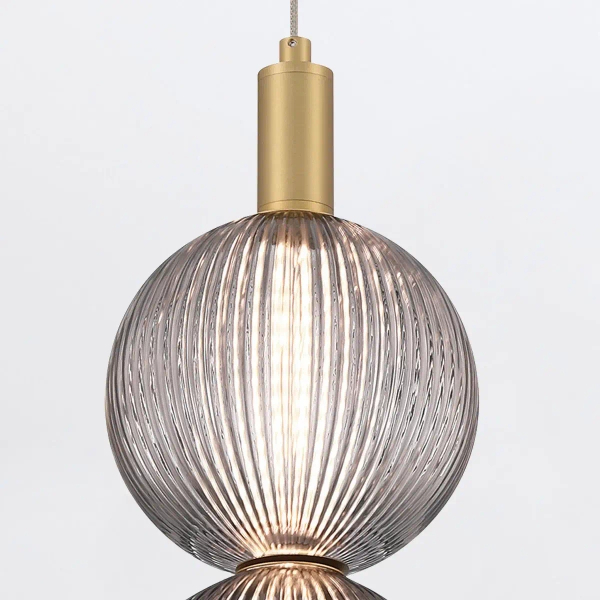 Wisząca lampa nad wyspę Palmas QN-PALMAS-2MP-BG LED 20W 3000K złota