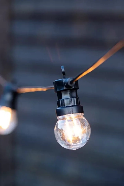 Ogrodowa girlanda świetlna LED 2,4W 5,5m łańcuch czarny