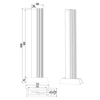 Stojąca lampa Mariza 447060142 Trio LED 20W 3000K IP44 słupek antracyt