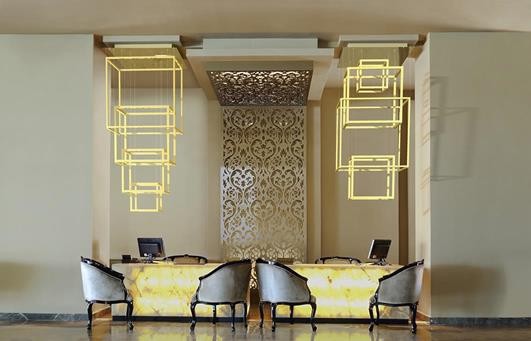 Wisząca lampa ledowa Opera nowoczesna LED 329W 3000K ramki czarne