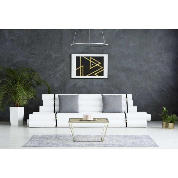 LAMPA wisząca SLIM/000054/3000/B MDECO okrągła OPRAWA metalowy ZWIS LED 56W 3000K ring czarny