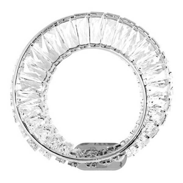 Kryształowa lampa ścienna Wave MSE1501100187 Moosee LED 9W 3000K chrom