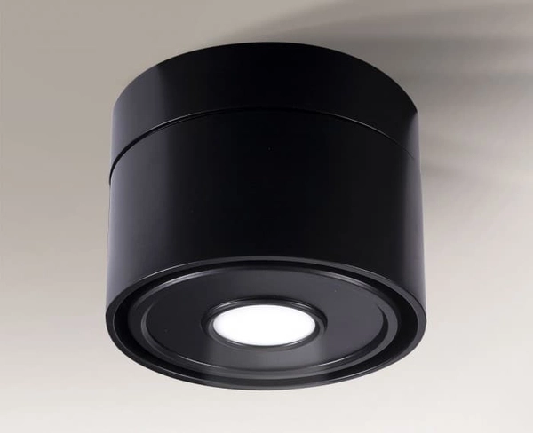 Okrągły spot sufitowy HIMI IL 1233 Shilo metalowy LED 10W 3000-4000K czarny