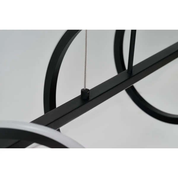 Spiralna lampa wisząca MEMPHIS AZ6815 LED 55W 3000K czarna