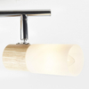 Regulowana lampa natynkowa Babsan 51413/50 tuba drewno biały
