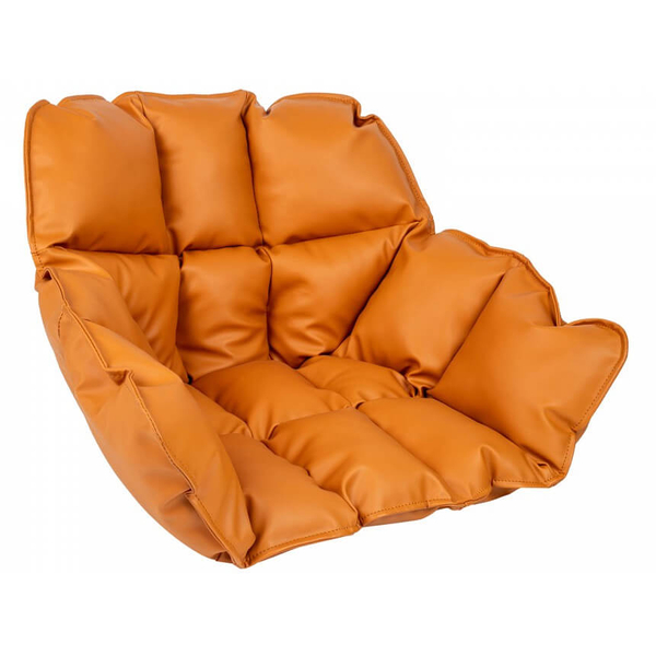 Obrotowe krzesło z poduszką Shiba JH-B11-1 King Home tapicerowane czarny