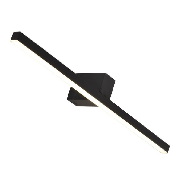 Podłużny kinkiet ścienny Nevada LP-778/1W L BK Light Prestige LED 20W 4000K IP44 czarny