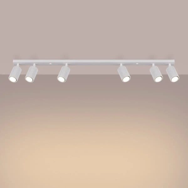 Regulowana lampa sufitowa KARBON SL.1547 tuby metalowe białe