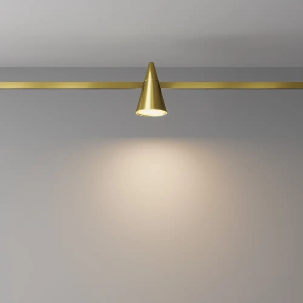 Lampa szynowa magnetyczna Keila TR146-1-5W2.7K-BS-DE LED 5W 2700K mosiądz