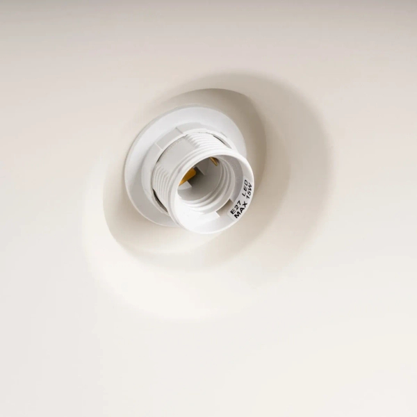 Lampa wisząca BILO SL.1704 beżowa owalna metalowa 1xE27
