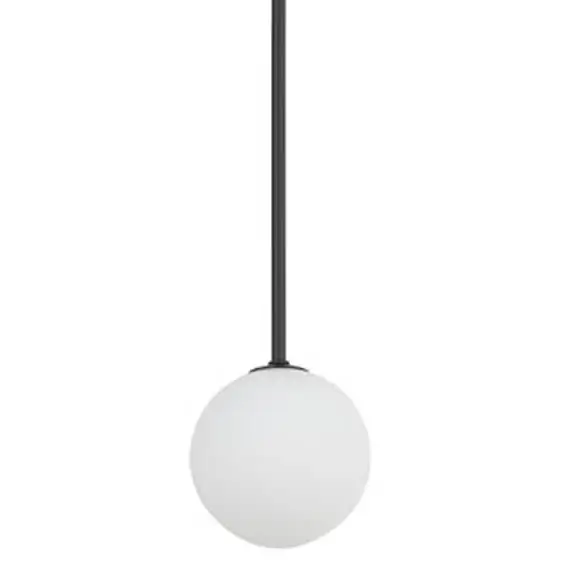 Stylowa lampa wisząca Kier 10307 kula biała czarna