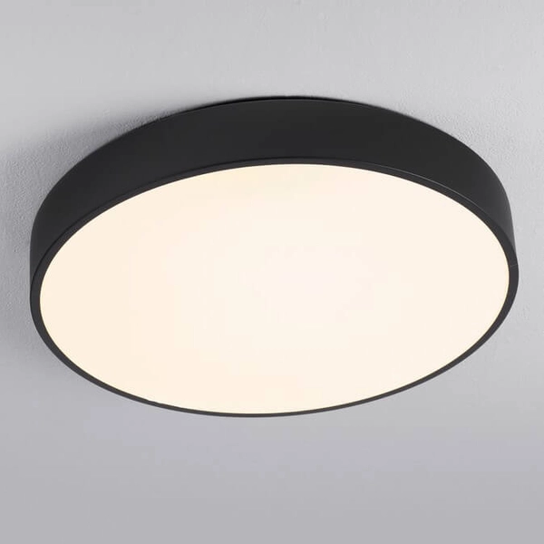 Okrągła lampa sufitowa GESELL LE44409 LED 30W 3000K dysk czarna biała