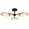 Sufitowa lampa kuchenna L&-192034 Light& szklane kule złota brązowa