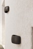 Kinkiet LAMPA ścienna SL.0876 ceramiczna OPRAWA półokrągła czarna