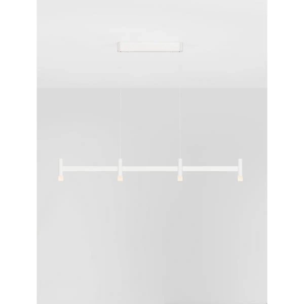 Ściemnialna lampa wisząca CORVETA LE45432 LED 17W 3000K biała