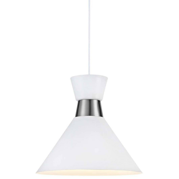 Wisząca lampa skandynawska WAIST 106801 Markslojd stożkowa biała
