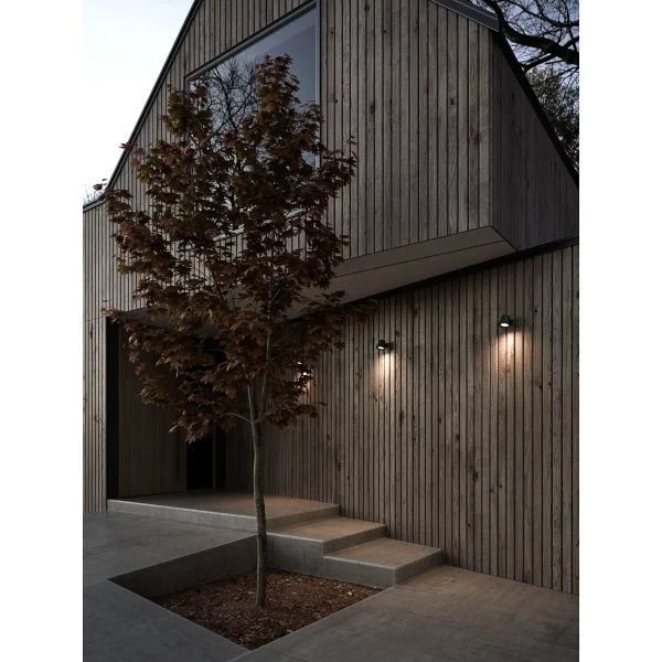 Elewacyjna lampa ścienna ALERIA 2019131003 IP44 czarny