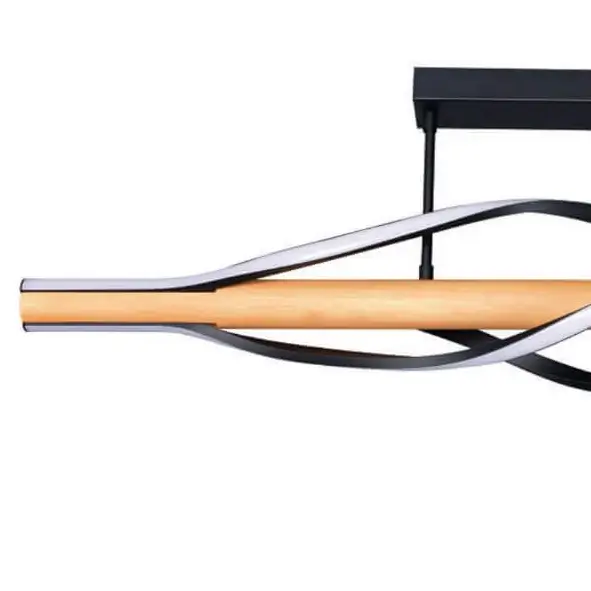 Sufitowa lampa do salonu Baez C230857003 Zumaline LED 30W 3000K czarna