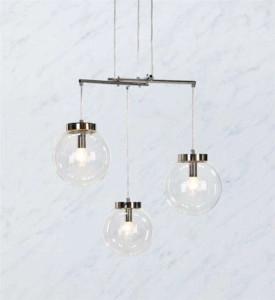 LAMPA wisząca SICILY 107015 Markslojd modernistyczna OPRAWA szklane kule balls kaskada przezroczysta