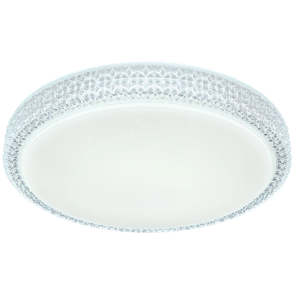 Plafon LAMPA sufitowa OVI 41749-22 Globo okrągła OPRAWA glamour crystal LED 22W 3000K - 6500K kryształki biały - przezroczys