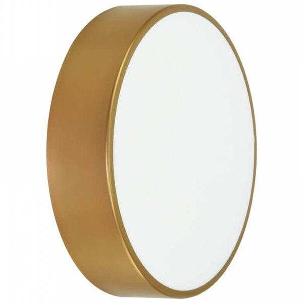 Lampa sufitowa 137623600158 okrągły zewnętrzny z sensorem ruchu złoty