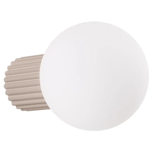Ścienna lampa kulista HALO SL.1742 do łazienki IP44 kaszmirowa biała