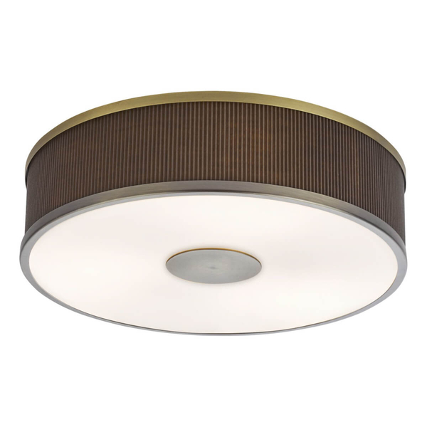 Lampa przysufitowa okrągła Alvaro ALV5239 materiałowa brązowy