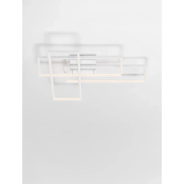 Lampa ścienna do salonu DENVERA LE45477 LED 48W 3200K ramki białe