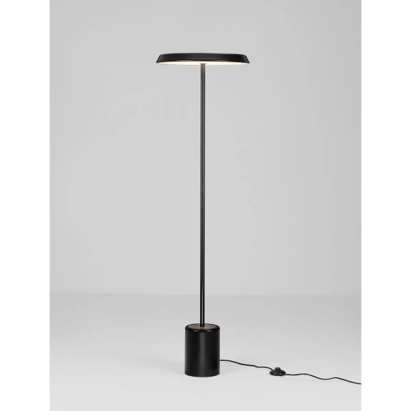 Stojąca lampa do sypialni FOVENTO LE45442 LED 27W 3000K czarna