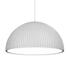 Zwisowa lampa sypialniana Gandra 5025 Shilo półokrąg kopuła biała