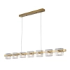 Lampa wisząca geometryczna BACCIO ST-DL8520 złota metalowa szlana LED 21W 3000K 7-punktowa