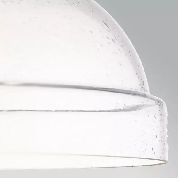 Lampa wisząca nad wyspę Hampton przezroczysta grafitowa szklana 1xE27 ELS-HAMPTON-P-GR