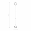 Ogrodowa lampa stojąca Amelia 10498 IP44 latarnia metalowa czarna