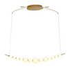 Wisząca lampa Ronza PND-36472-37W-3K-GD Italux LED 37W 3000K kule balls złoty biały