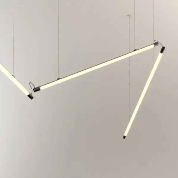Nowoczesna lampa wisząca czarna PIPER LED 23,5W 2700-4000K listwy do salonu 71264-M942-D9-PH-12