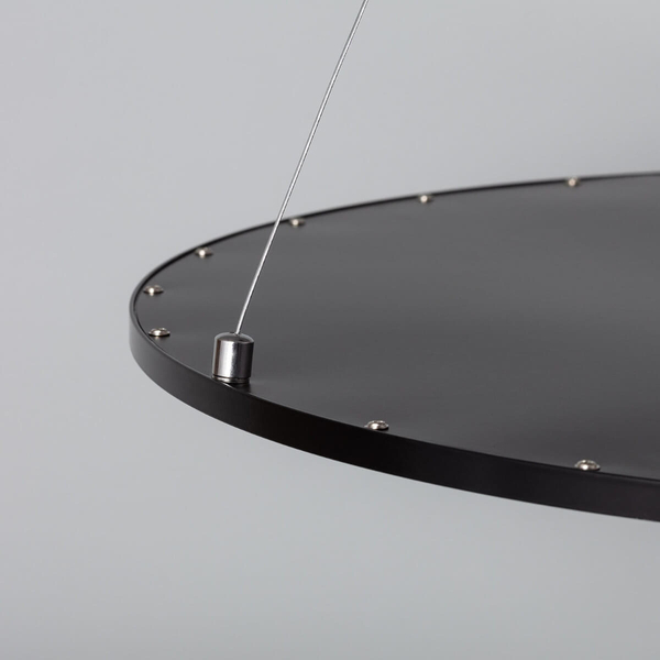 Zwisająca lampa Biuro ABR-LWBO-36W-3000K LED 36W 3000K okrąg czarna