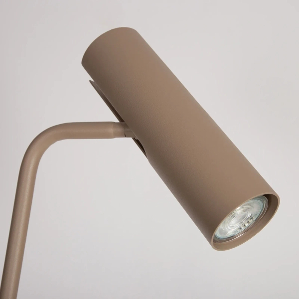 Stołowa lampka kaszmirowa LEDA reflektor 1xGU10 z wtyczką na biurko 41533