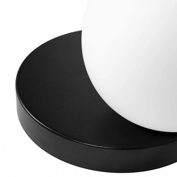 Kinkiet ścienny ze szkła Refa RFA12000 kula ball biała czarna