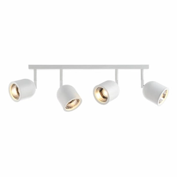 Metalowana lampa sufitowa SPARK 50936401 Kaspa reflektorki regulowane białe