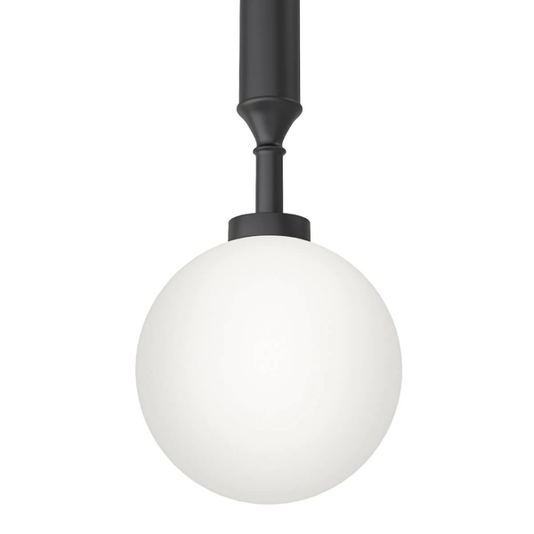 Zwis 1-płomienny Ero I biała kula ball szklana do kuchni