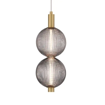 Wisząca lampa nad wyspę Palmas QN-PALMAS-2MP-BG LED 20W 3000K złota