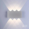 Metalowy kinkiet do ogrodu Carlo LED 4,8W lampa srebrna