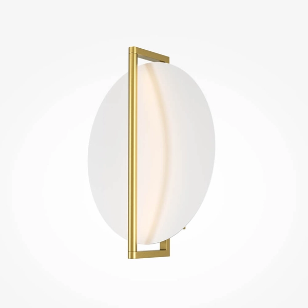 Lampa ścienna Mira MOD279WL-L14G3K Maytoni LED 14W 3000K okrąg złota biała